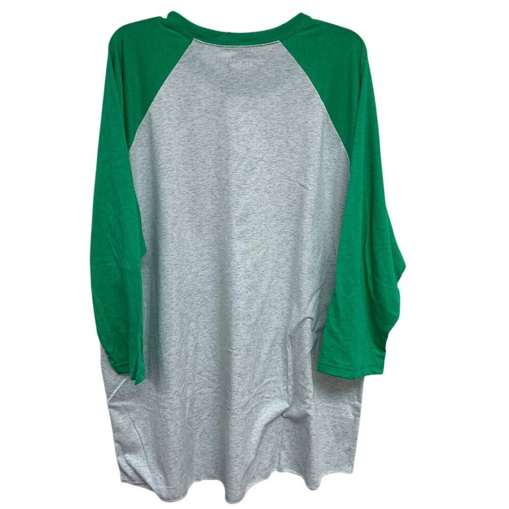 New Hand Printed Womens 3XL The Grinch's Party Planning Service Long Sleeve Tee - Picture 3 of 4